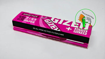Gizeh Pink King Size Slim + Active Filter