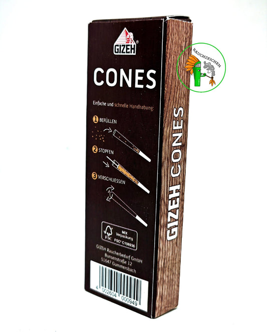 Gizeh Cones Braun